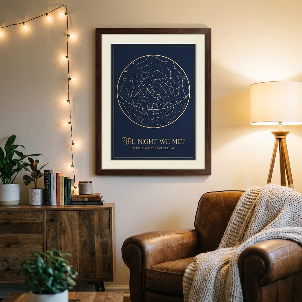 Custom Star Map Generator - Personalized Night Sky Print