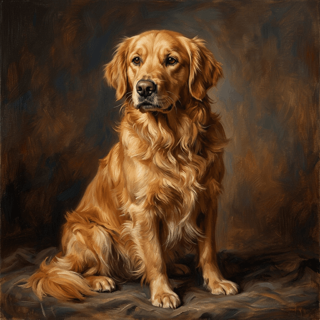 Premium AI Dog Painting